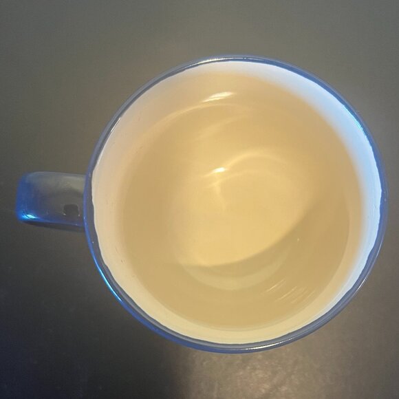 VIRGO Zodiac Horoscope Astrology Constellation Glazed Blue Pottery Mug ~ From P - Picture 7 of 10